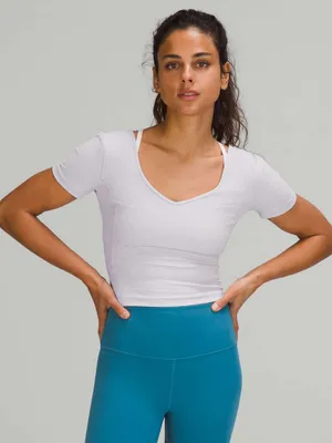 Lululemon Align T-Shirt in Chrome - Size 2 thumbnail 1