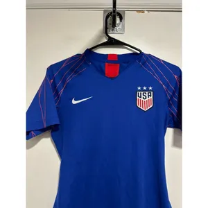 Nike USWNT Soccer Jersey Sz:S Blue V-Neck Dri-FIT football Tean USA World Cup thumbnail 9