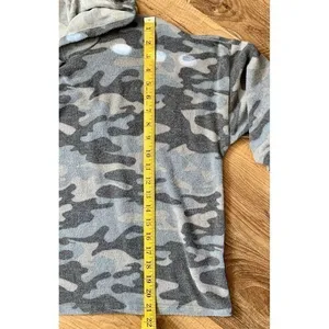 Gaze‎ Camo Hooded Long Sleeved Pullover Women's Size L thumbnail 4