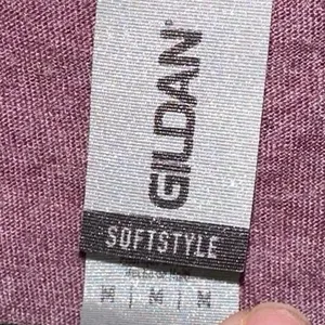 Blessed Graphic Tee‎ Medium Burgundy Christian Faith Shirt Minimalist Script Top thumbnail 3
