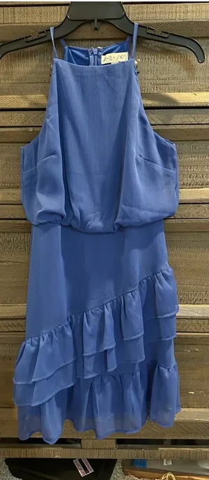 She & Sky Dress Royal Blue thumbnail 1