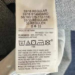 GAP Women's Blue Classic High Rise Wide Leg Cheeky Straight Denim Jeans Pants 16 thumbnail 6