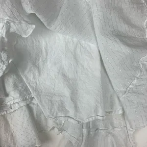 Candie's size 5 30 Asymmetrical Denim White Skirt ruffle cowgirl y2k vintage vib thumbnail 8