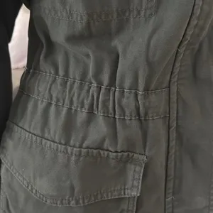 Ava & Viv army green distressed jacket thumbnail 3