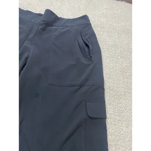 Athleta Pants Womens 12 Black Cargo Stretch Joggers Athletic Outdoor Zip Pocket thumbnail 6