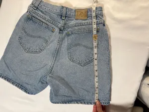 Lee Vintage Light Wash Denim Shorts (approx. size S thumbnail 4