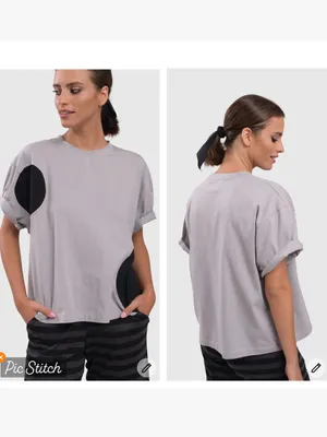 Alembika Urban Boxy Tee Moon Gray Size M thumbnail 2