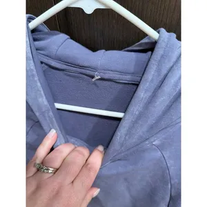 lululemon Scuba Pullover Hoodie in a washed purple quartz color womens XL thumbnail 3