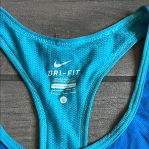 Nike Blue Fitted Racerback Tank Top thumbnail 2