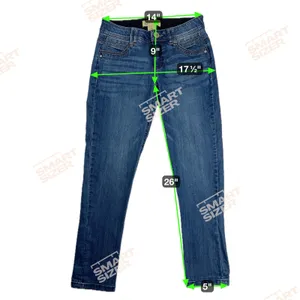 Democracy "Ab"Technology Slim Dark Wash Mid Rise Tummy Control Jeans Size 4 thumbnail 5