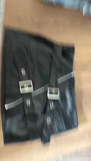 SheIn Mini leather skirt thumbnail 2
