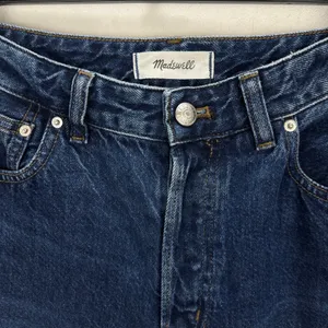 NEW Madewell Curvy Low-Slung Baggy Jeans in McKinney Wash Blue Rigid US 27 thumbnail 9