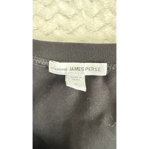 James Perse Standard Black Short Sleeve Mini Dress WHTP6407 Size 0 thumbnail 5