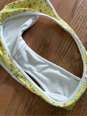 Frankie's Bikinis Yellow Floral Triangle Bikini Set thumbnail 3