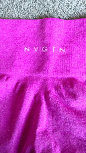 NWT NVGTN Hot Pink Performance Leggings thumbnail 3