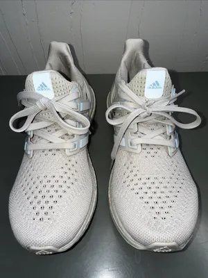 adidas Ultra Boost Sneaker - Light Grey/Blue thumbnail 2