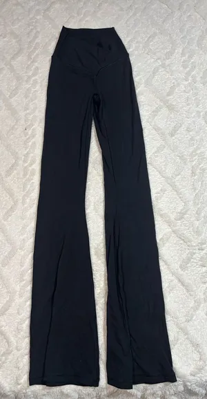 Aerie xsmall flare black leggings thumbnail 1