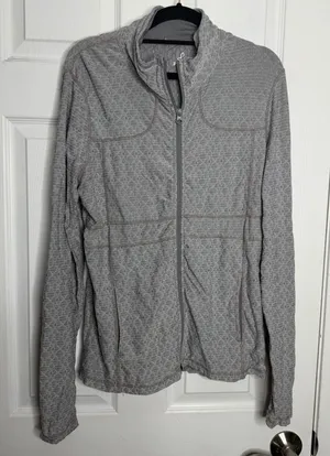 Prana gray zip up size M athletic outerwear thumbnail 1