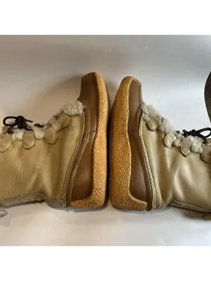 Sorel Canada Nanook Leather Winter Snow Boots w/ Wool Liner Women’s Size 9 Tan thumbnail 7