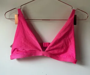 Aerie Bikini Top Pink Triangle thumbnail 1