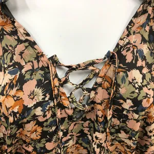American Eagle medium peasant floral cottage core blouse thumbnail 3