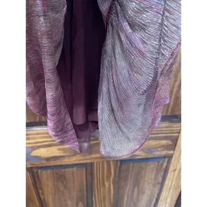 12th Tribe Golden Hour Raspberry Ruffle Mini Dress NWT Size L thumbnail 7