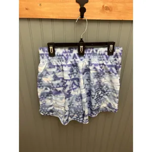 Columbia Athletic Shorts Womens‎ M Blue Graphic Print Casual Outdoor thumbnail 2