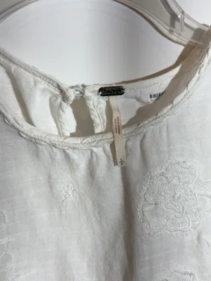 Free People Faded Gardens Tank Floral Embroidered Cotton Top Size S thumbnail 5