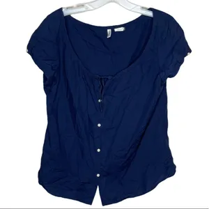 Abercrombie Cotton Top Blue thumbnail 1