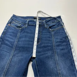 Judy Blue Middle Seam Stitch‎ Skinny Fit Women's Size 7 / 28 Blue Denim Jeans thumbnail 10