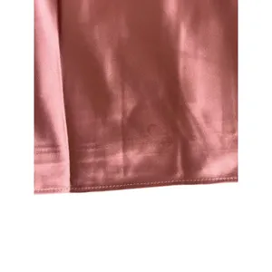 Revelry Women’s Cowl Back V Neck Sleeveless Pink Satin Maxi Formal Dress Size 4 thumbnail 9