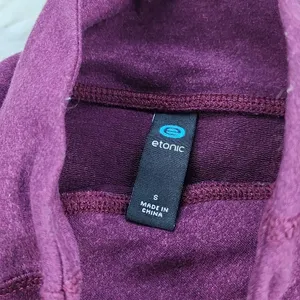 Etonic -525 Long Sleeve Mock Neck Top Magenta Small‎ thumbnail 2