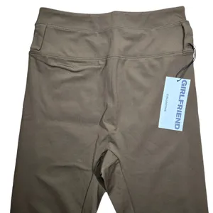 Girlfriend Collective High Rise Compression Leggings Deep Earth Brown‎ Large NWT thumbnail 3