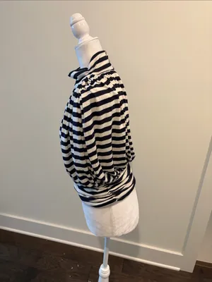 New With Tags Anthropologie Maeve Petite Striped Tee Sz MP thumbnail 5