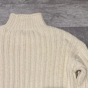 Kut From The Kloth Leona Ribbed Turtleneck Sweater Womens M Ivory Chunky Knit thumbnail 6