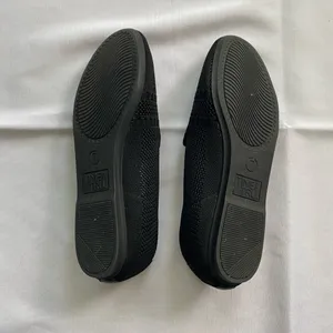 Black Knit Memory Foam Loafers Size 7 thumbnail 3