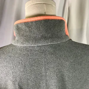 Columbia PGF Womens‎ Gray Fleece Pullover Coral Trim Fishing Gear Mock Neck thumbnail 11