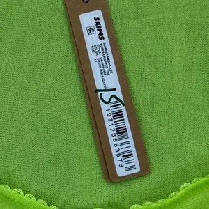 SKIMS Summer Mesh Lace Super Cropped Top Green Highlighter 4X DR-MIN-3585 NEW thumbnail 4