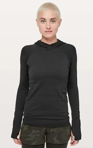 Lululemon Rest Less Fitted‎ Textured Long Sleeve Hoodie 6 thumbnail 1