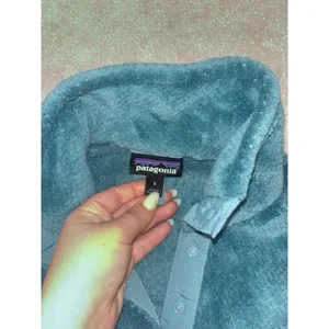 Patagonia‎ Re-Tool Snap-T Fleece Pullover Teal Green Women's Sz S thumbnail 5