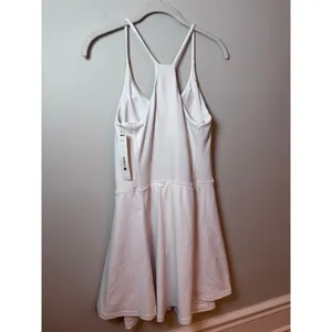 Aqua white athletic dress built in shorts size small tennis dress NWT $88 thumbnail 9