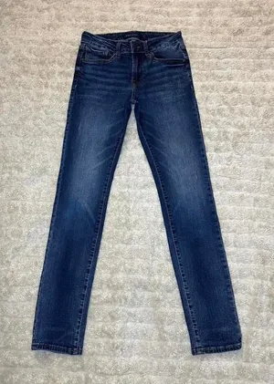 Aeropostale classic dark wash mid-rise skinny jeans Size 29/32 thumbnail 1