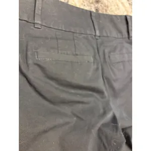 Loft‎ Outlet Petite Original Crop Pants Black Cotton Blend Trousers Size 0P thumbnail 5