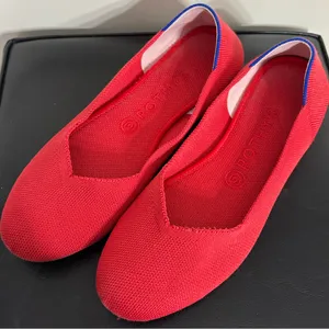 Rothy's The Flat in Bright Red thumbnail 3