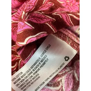 Universal Thread Womens Floral Pintuck Balloon Sleeve Mini Dress Burgundy XS‎ thumbnail 5
