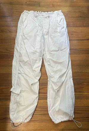 Garage White Paxton Parachute Pant thumbnail 1