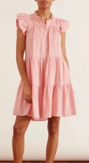 Sea New York Shannon pink tiered dress‎ estimated XL thumbnail 1