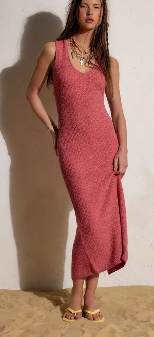Free people genie sweater midi dress new medium thumbnail 1