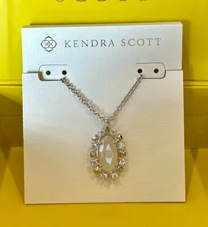 Kendra Scott Shanley Silver Short Pendant Necklace thumbnail 1