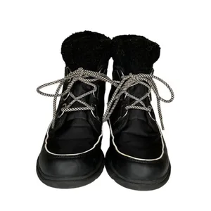 SOREL Explorer Carnival Boots Black/Sea‎ Salt Women’s Size 8.5 thumbnail 3